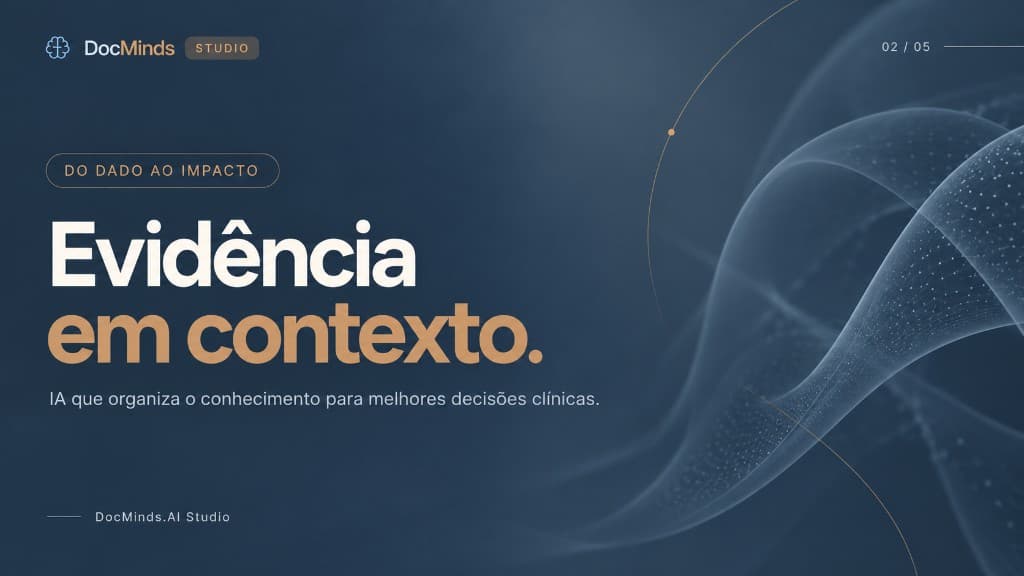 DocMinds Studio — Evidência em contexto